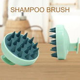 Silicone Shampoo Brush & Scalp Massager – Hair Washing Comb & Body Massage Brush for Shower & Salon Hair Care - Himpall